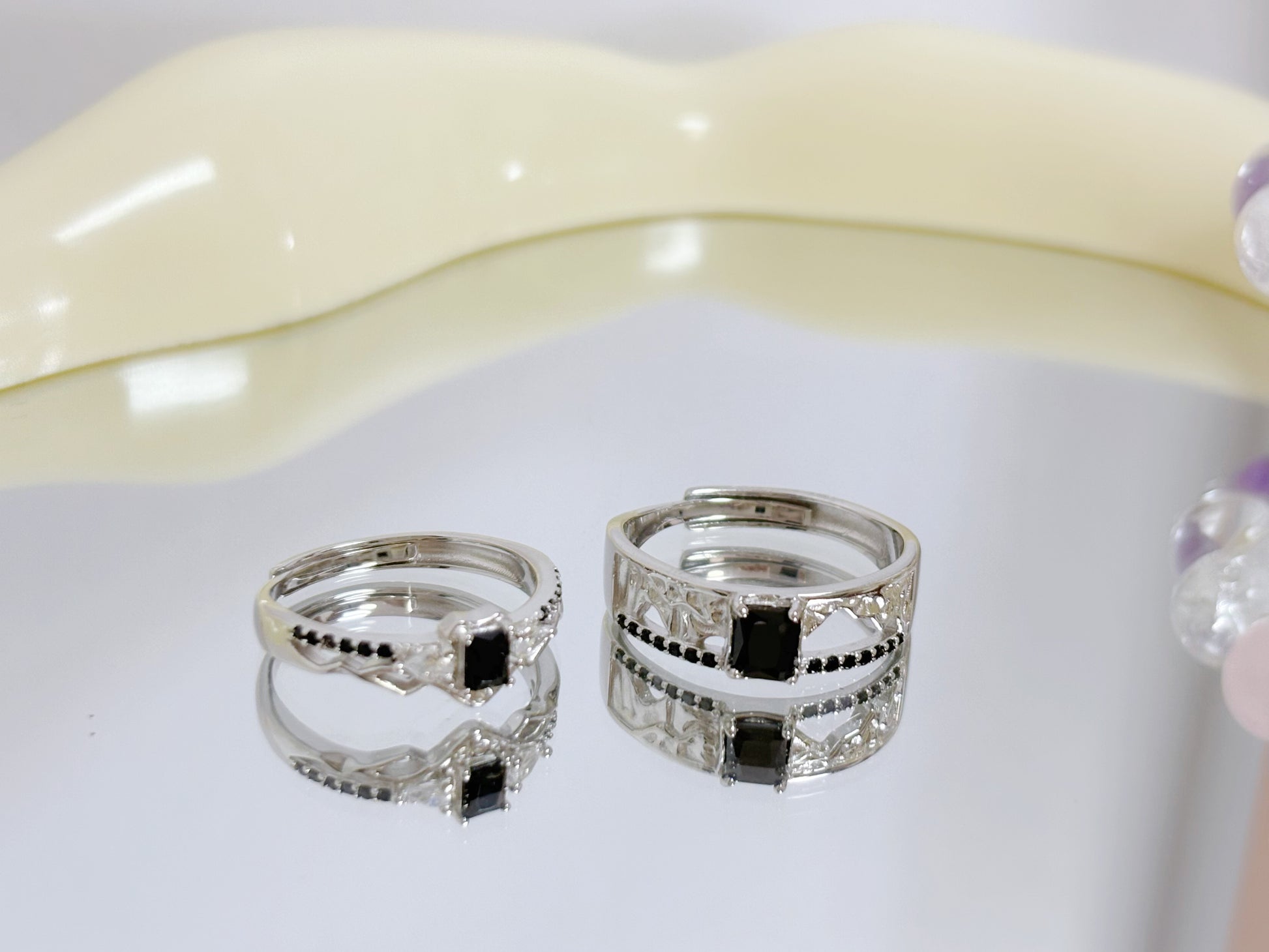 110 S925 Sterling Silver Adjustable Ring