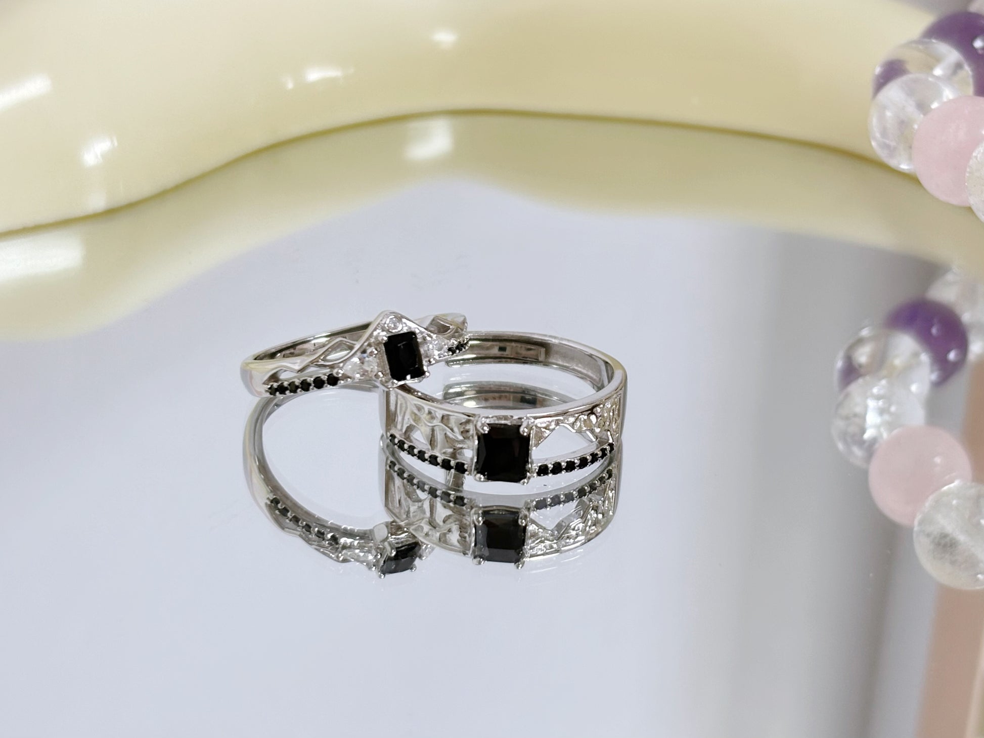 110 S925 Sterling Silver Adjustable Ring