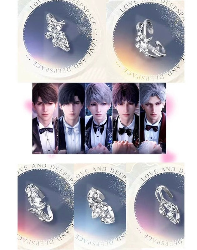 123 Eternal Vows Wedding Cards Rings Set