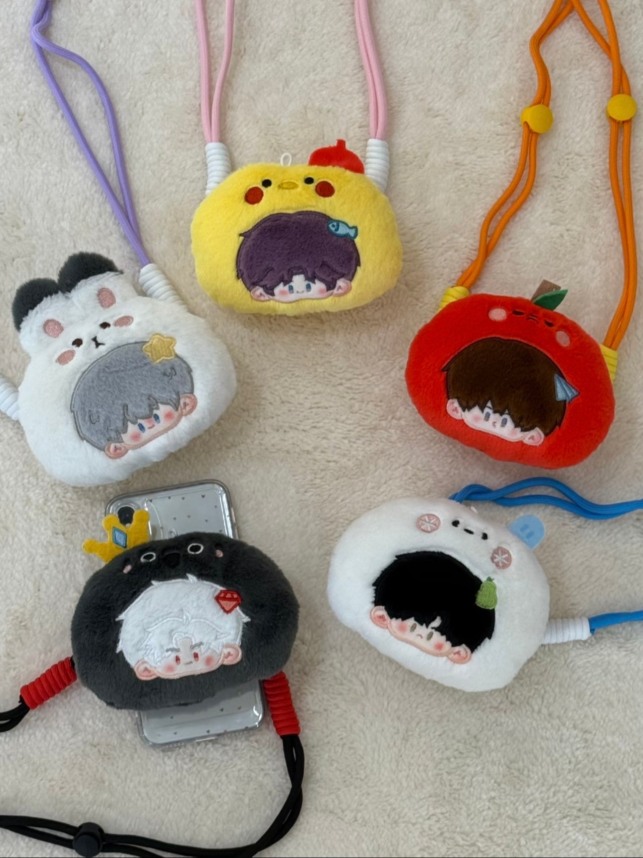 205 Plush Coin Purse &amp; Phone Back Clip presale25d