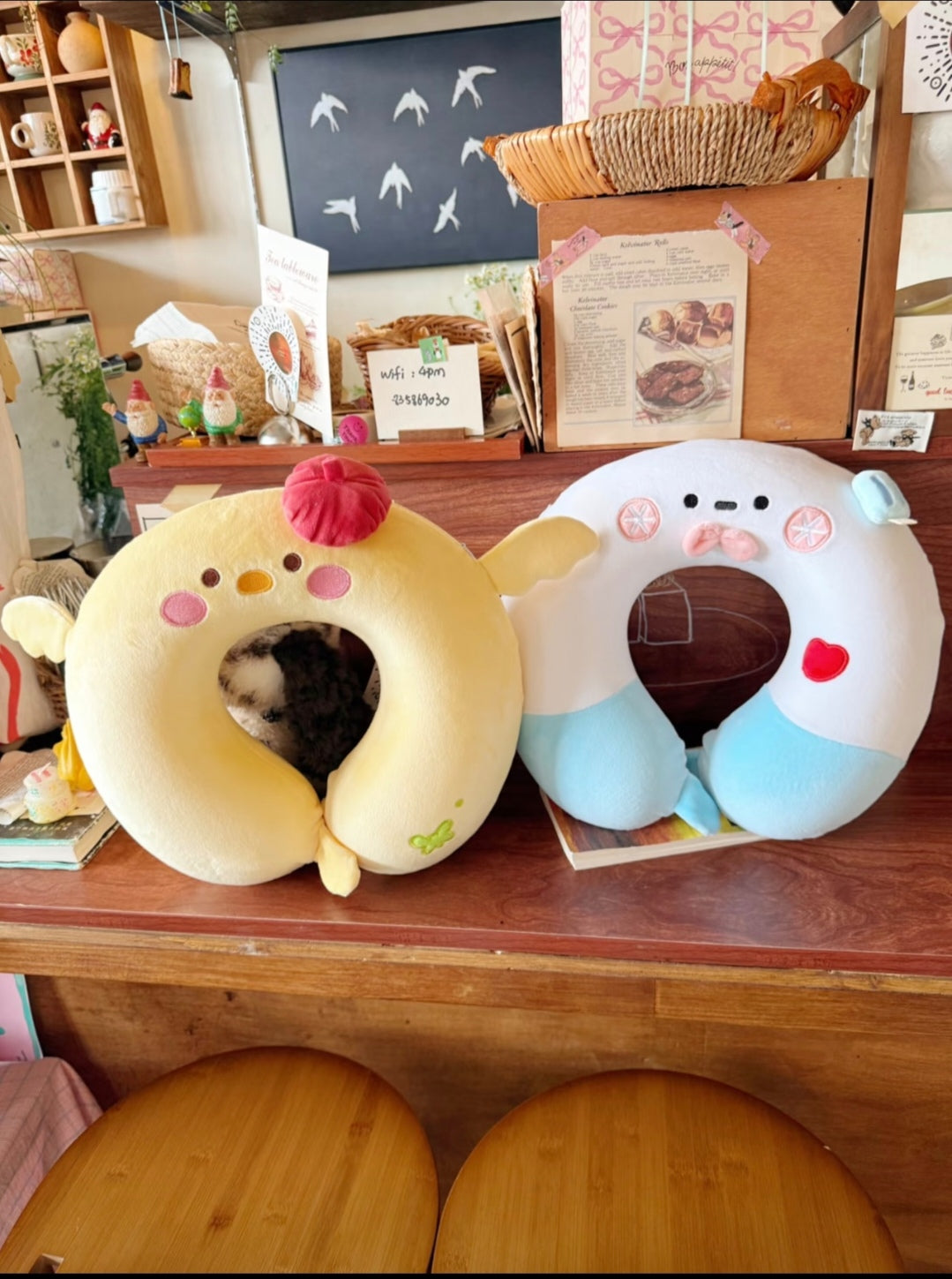 204  Cute Eye Mask & U-Shaped Neck Pillow