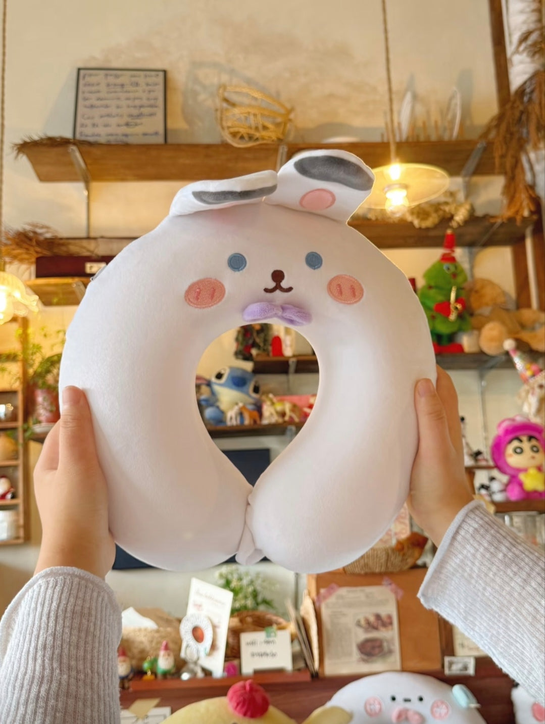 204  Cute Eye Mask & U-Shaped Neck Pillow
