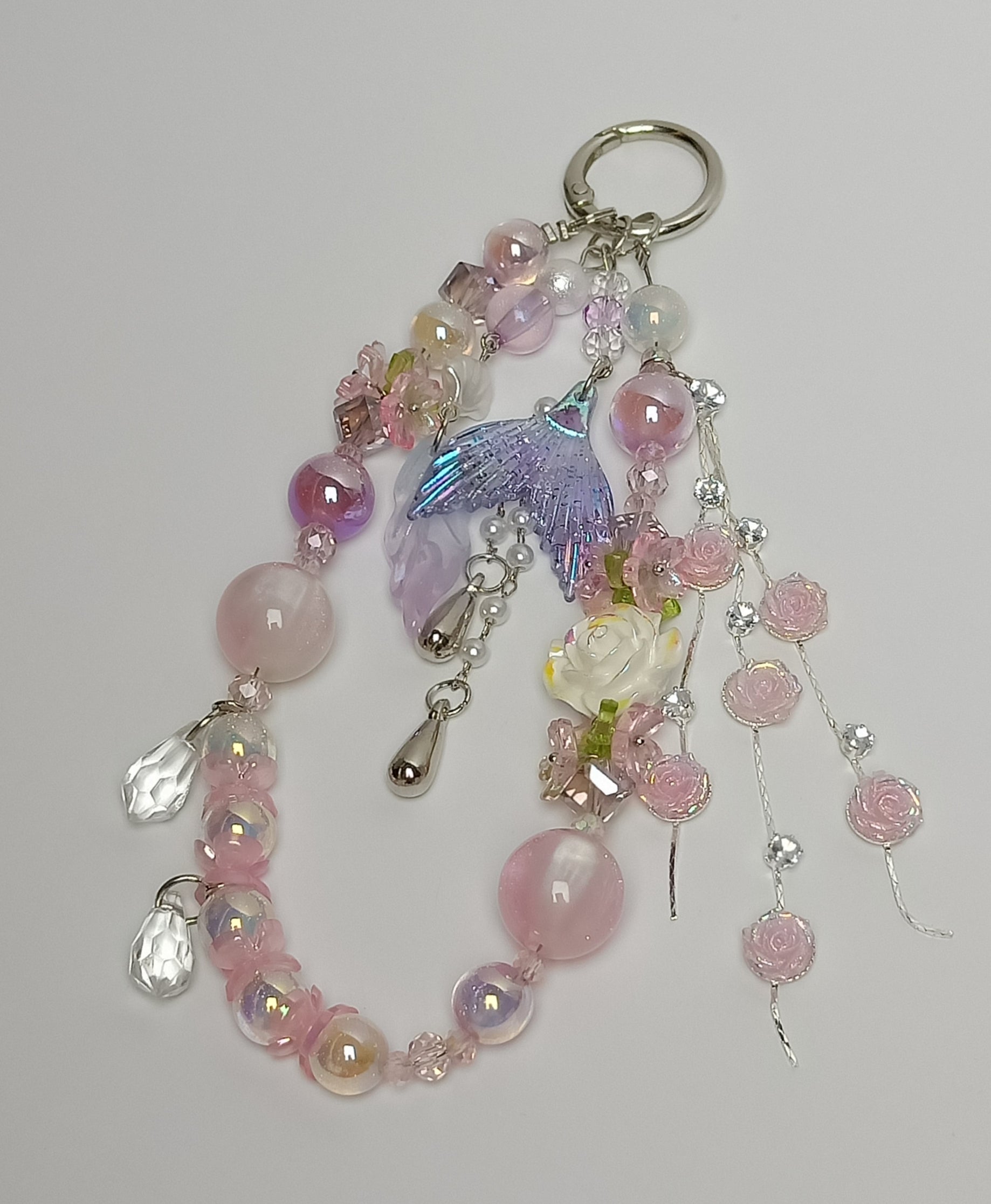 187pink phone strap