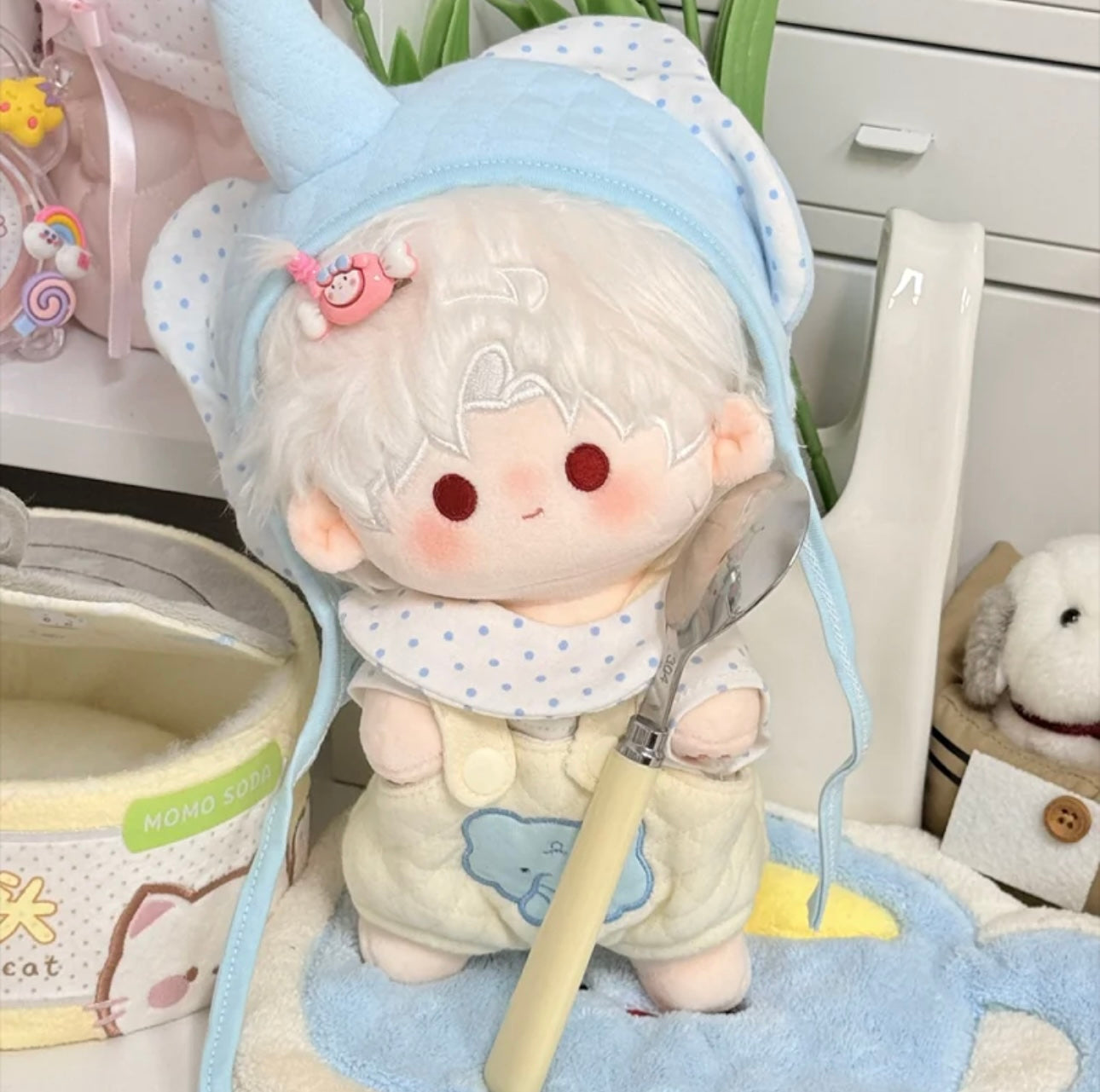 246Cotton Doll with Wire Armature20cm