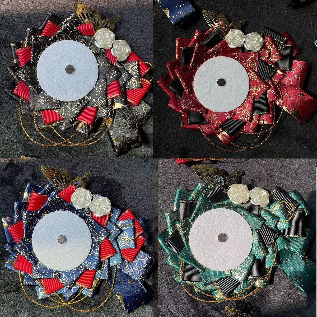 102 Handmade Badge Holders Colorful