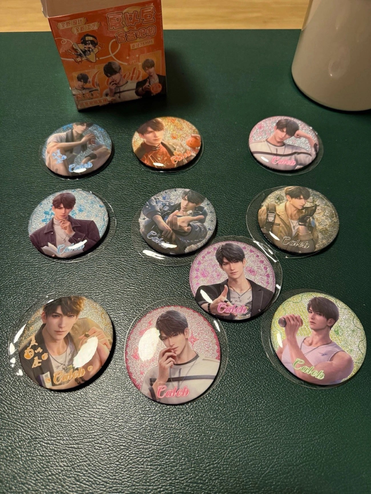 093 Caleb 75mm Enamel Pin Blind Box