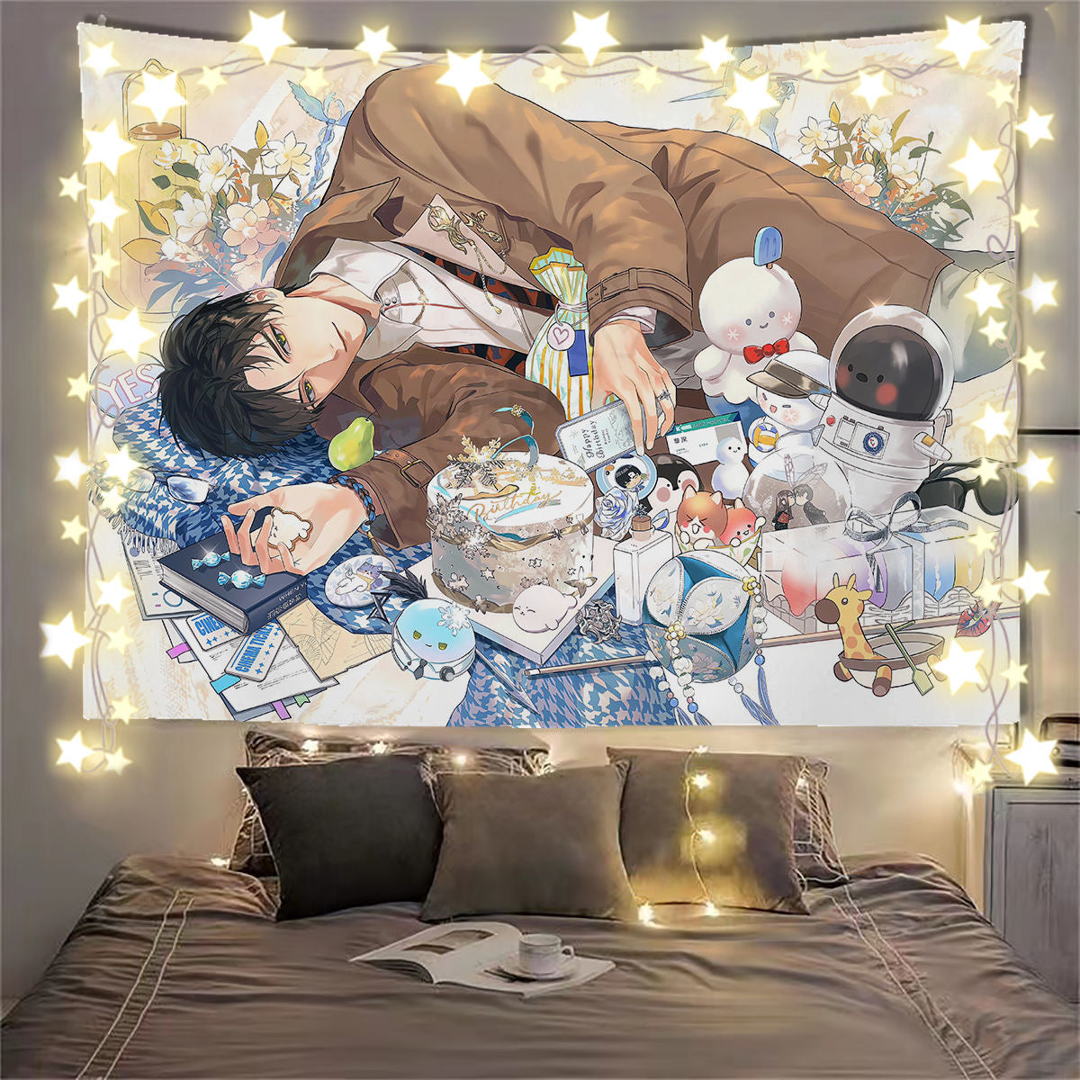 088 Zayne  Tapestry Background Banner