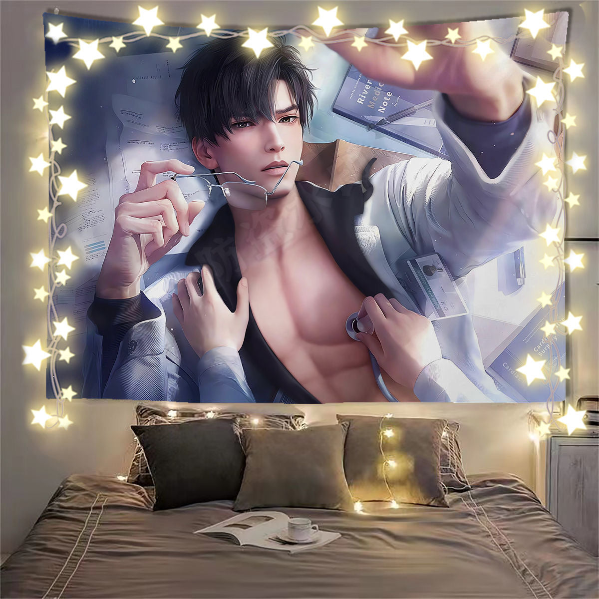 088 Zayne  Tapestry Background Banner