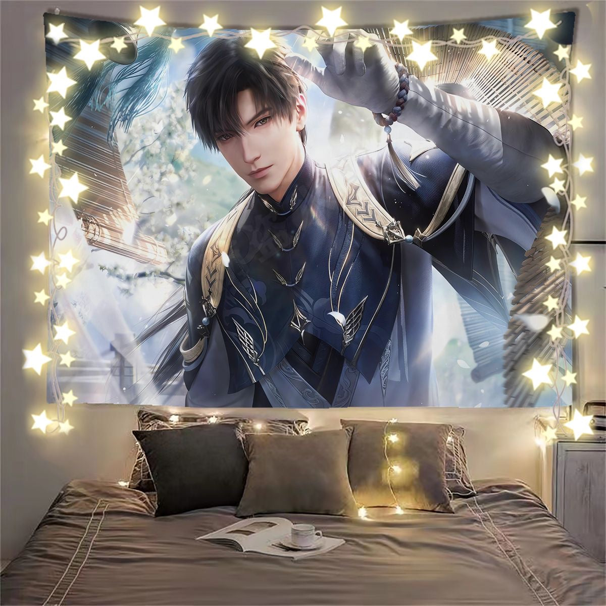 088 Zayne  Tapestry Background Banner