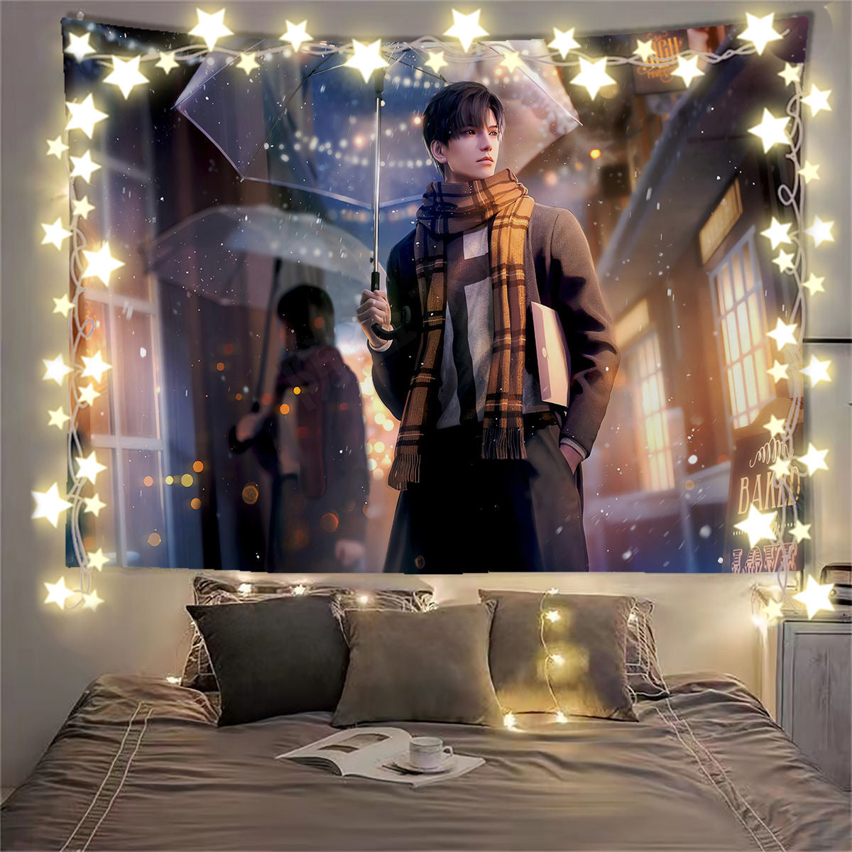 088 Zayne  Tapestry Background Banner