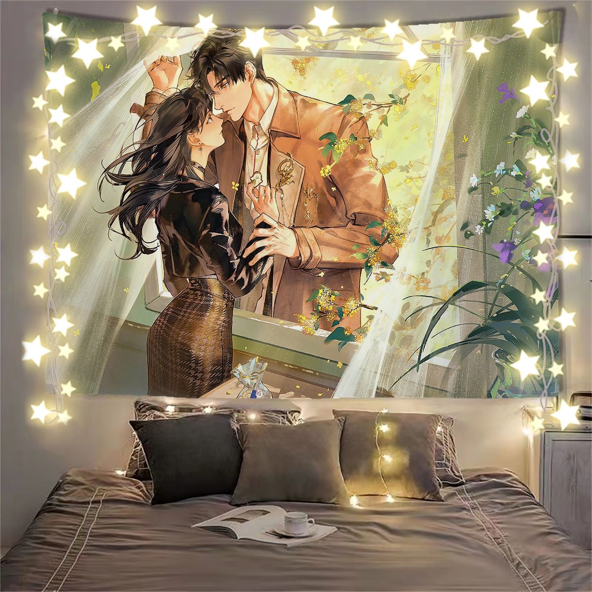 088 Zayne  Tapestry Background Banner