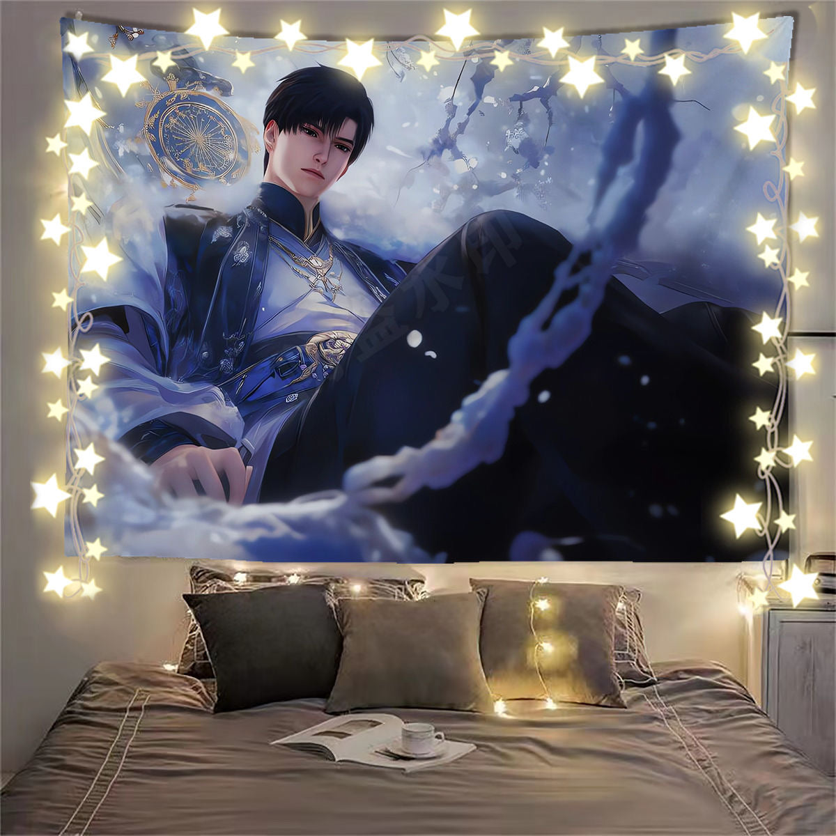 088 Zayne  Tapestry Background Banner