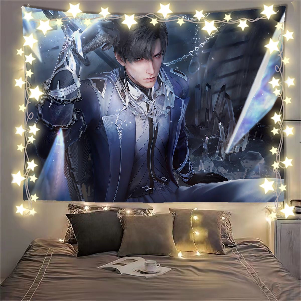 088 Zayne  Tapestry Background Banner