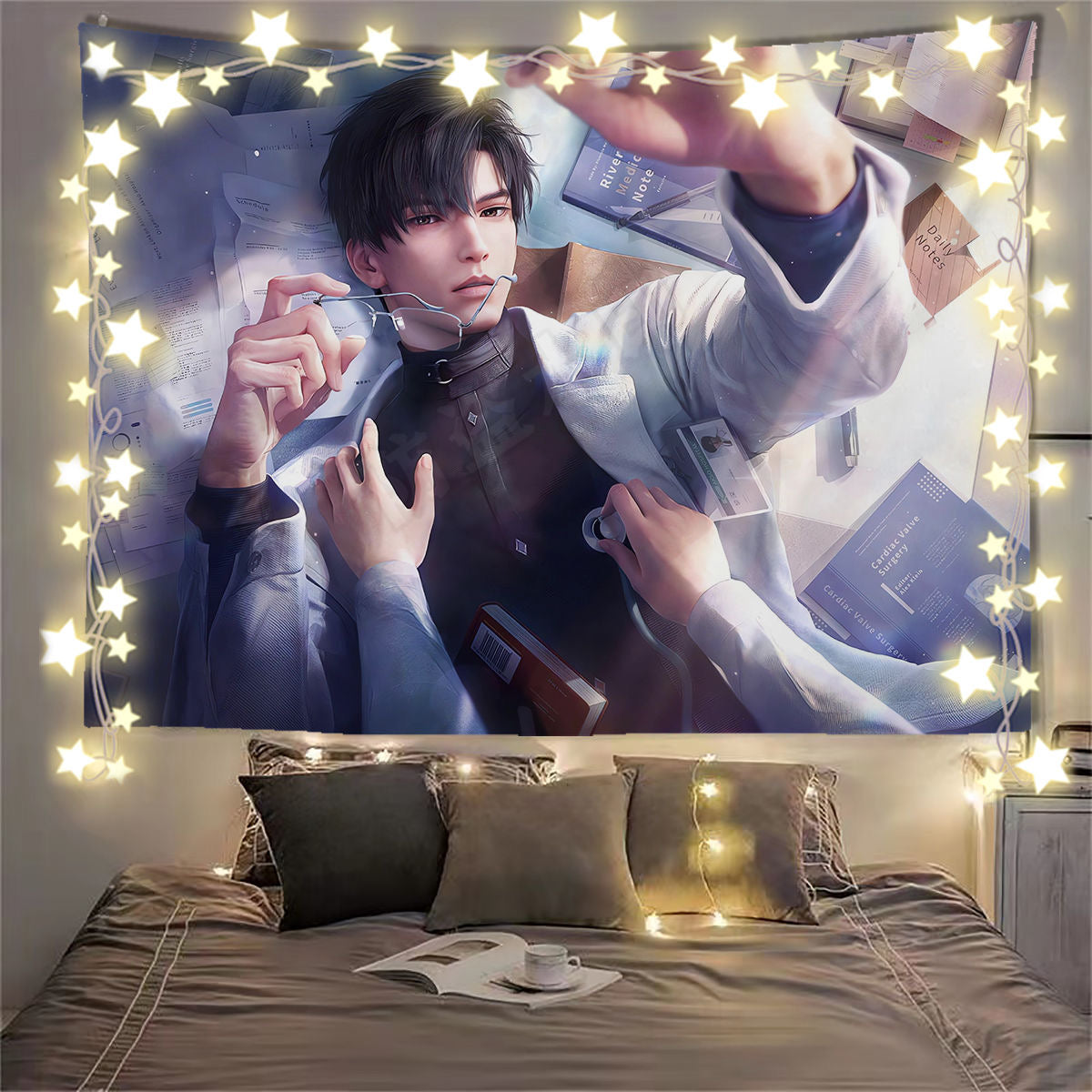 088 Zayne  Tapestry Background Banner