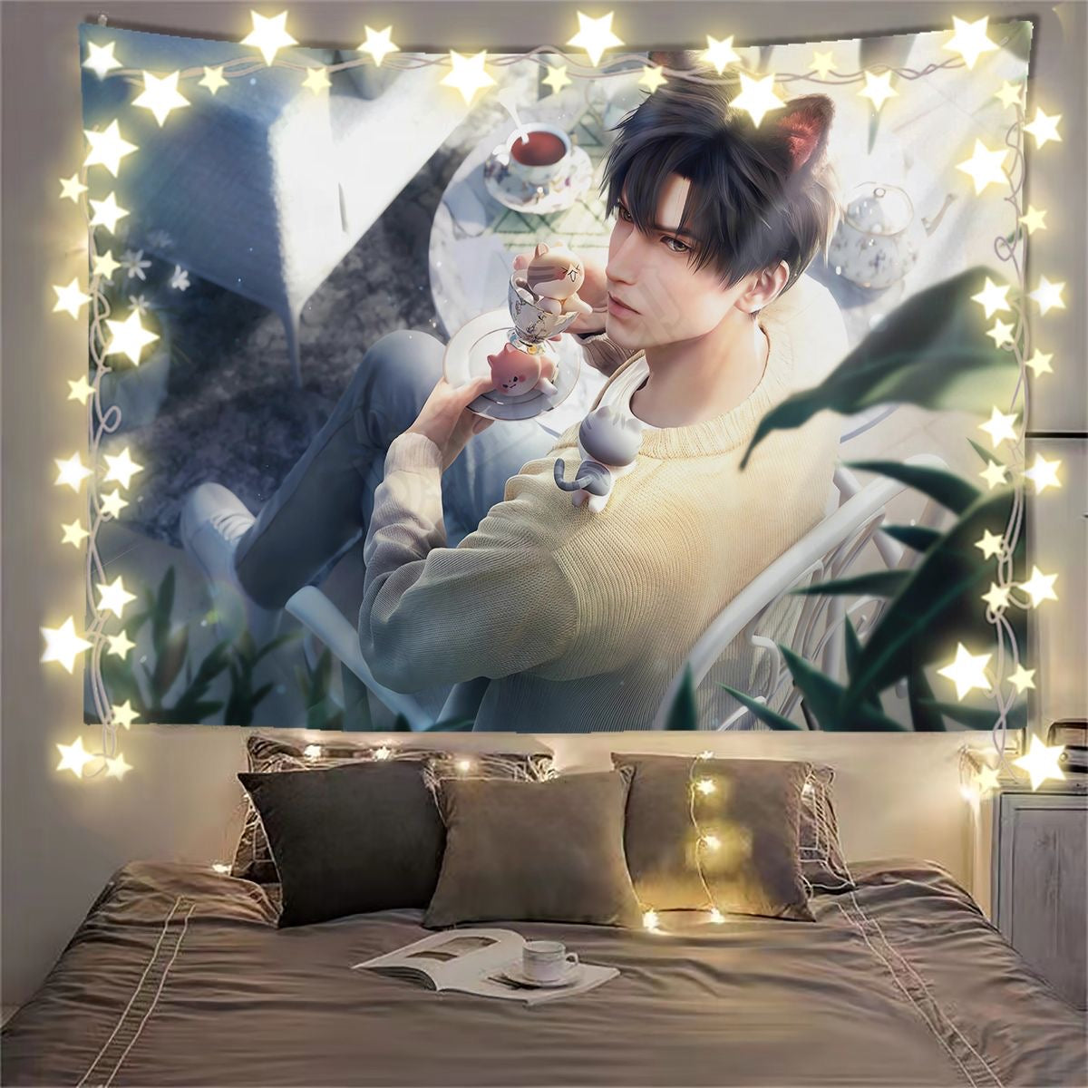 088 Zayne  Tapestry Background Banner
