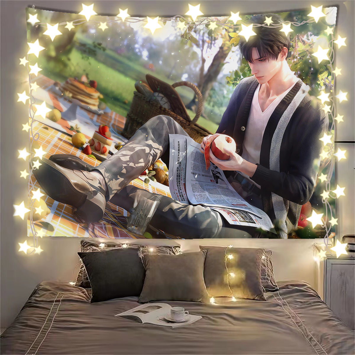 088 Zayne  Tapestry Background Banner