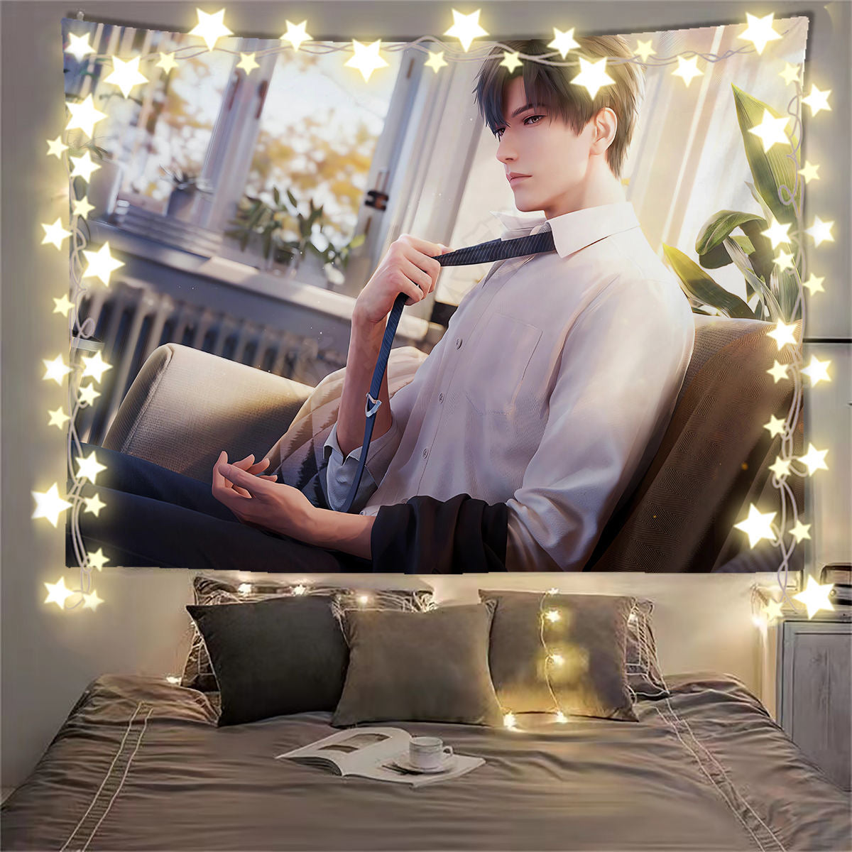 088 Zayne  Tapestry Background Banner
