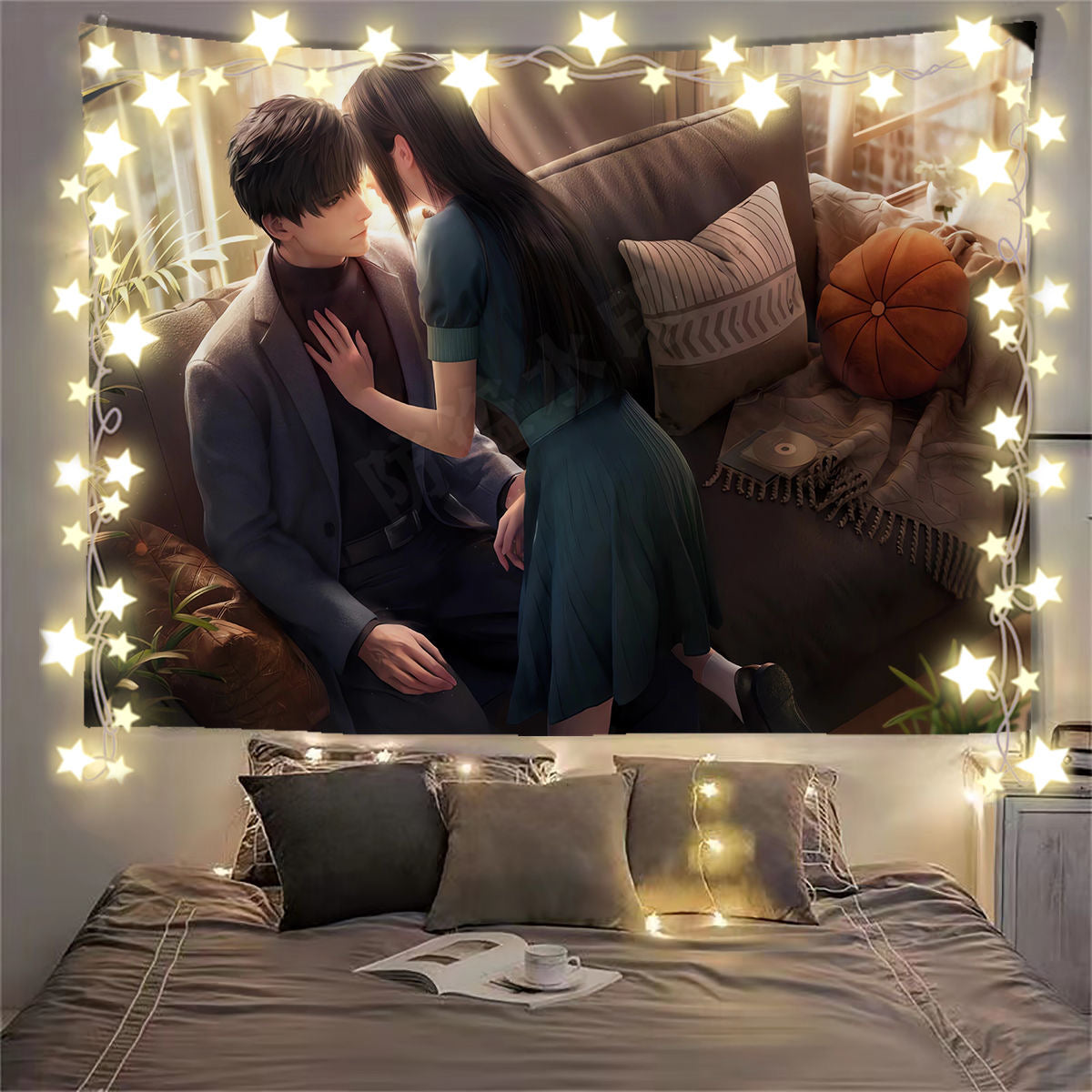 088 Zayne  Tapestry Background Banner