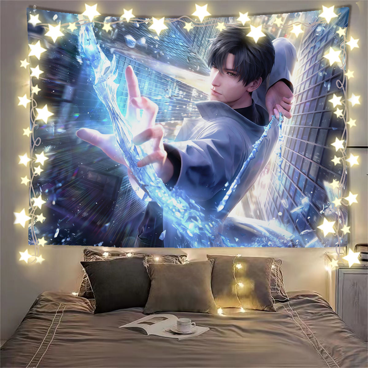 088 Zayne  Tapestry Background Banner