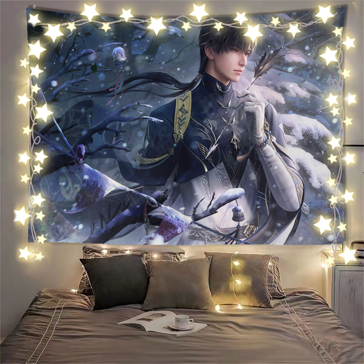 088 Zayne  Tapestry Background Banner