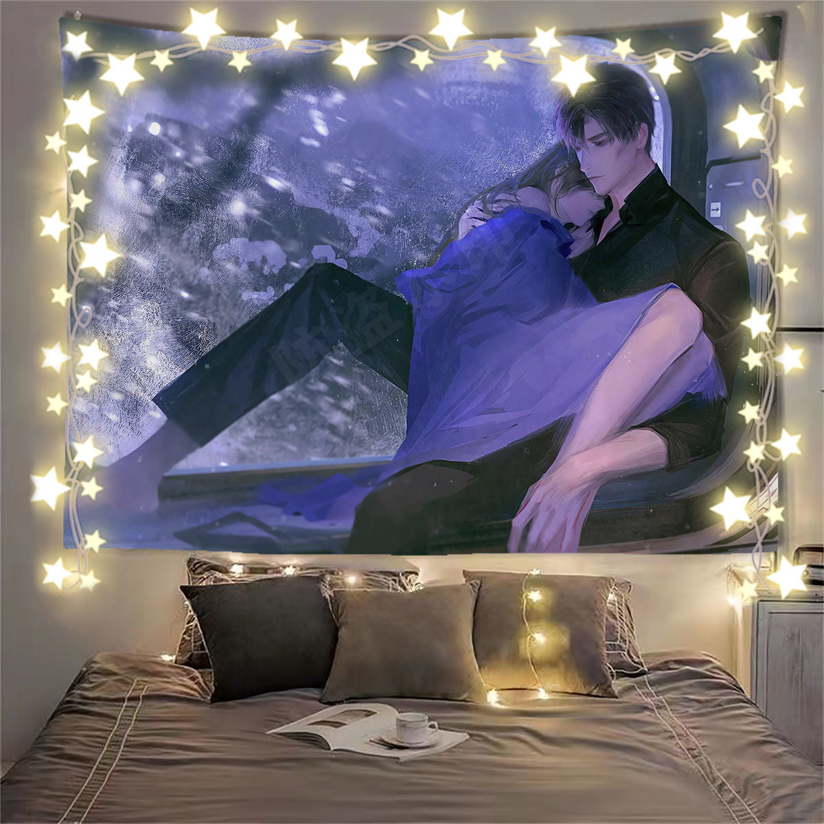 088 Zayne  Tapestry Background Banner