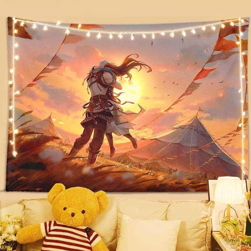 087 Sylus Tapestry Background Banner