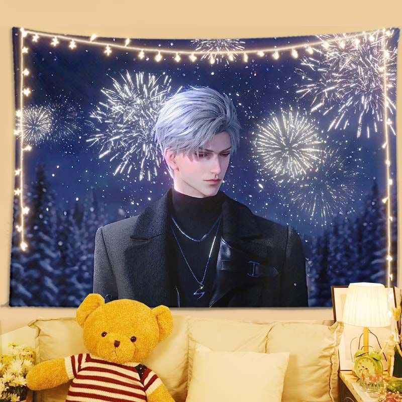 087 Sylus Tapestry Background Banner