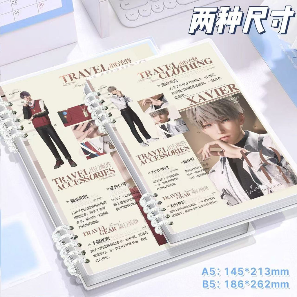 082 LAD Detachable Ring Ins-Style Notebook