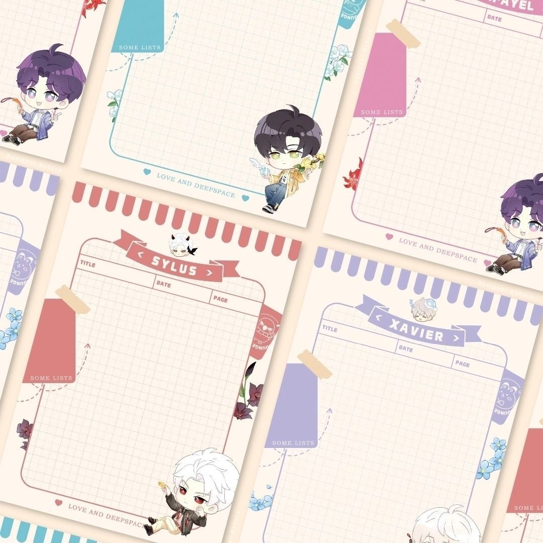 083 Chibi Squad A5 Tear-Off Student Notebook