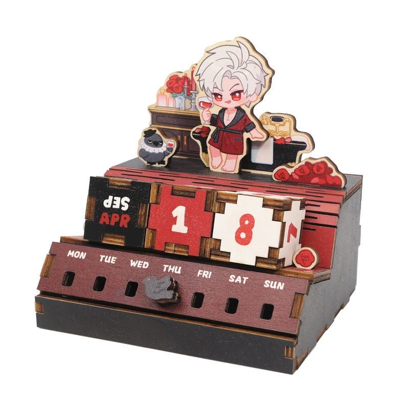 076 Wooden Perpetual Calendar DIY Set
