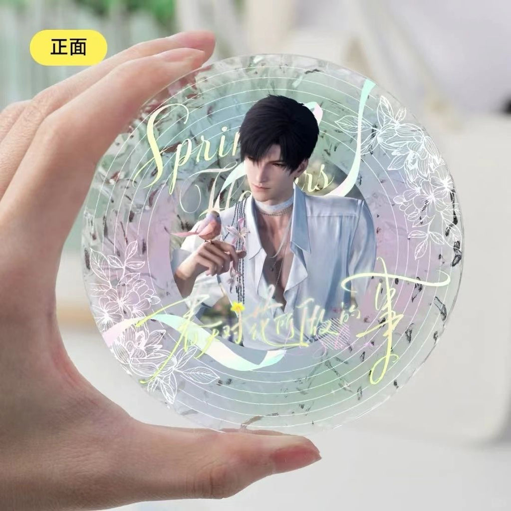014 Acrylic Record Coasters - Wave Ripple Effect
