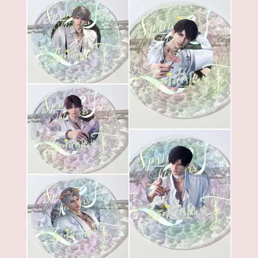 014 Acrylic Record Coasters - Wave Ripple Effect