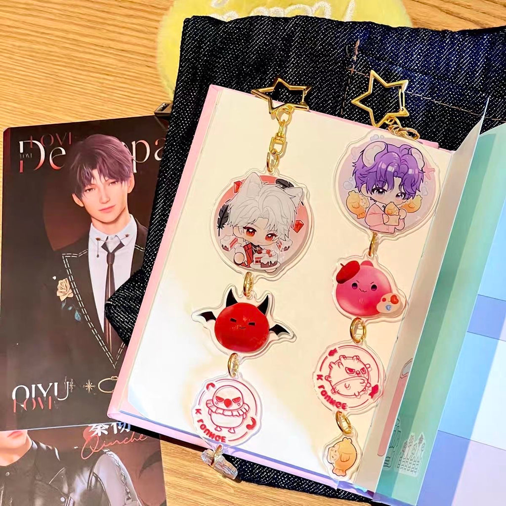 056 LAD Triple Acrylic Keychain Set