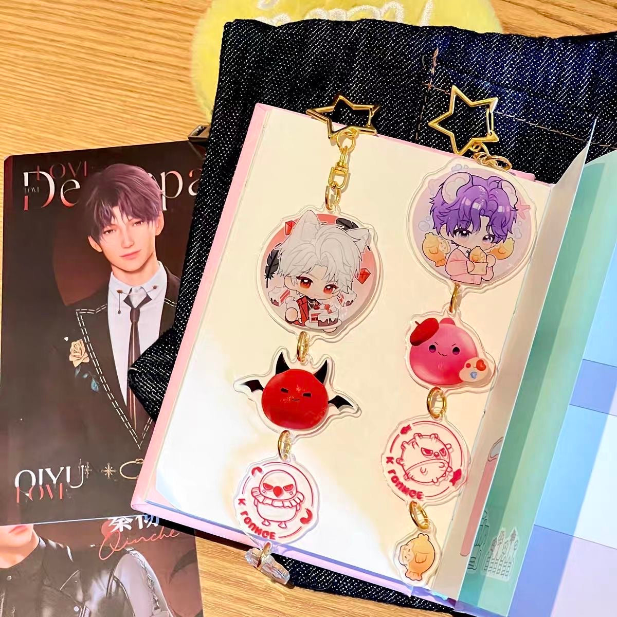056 LAD Triple Acrylic Keychain Set