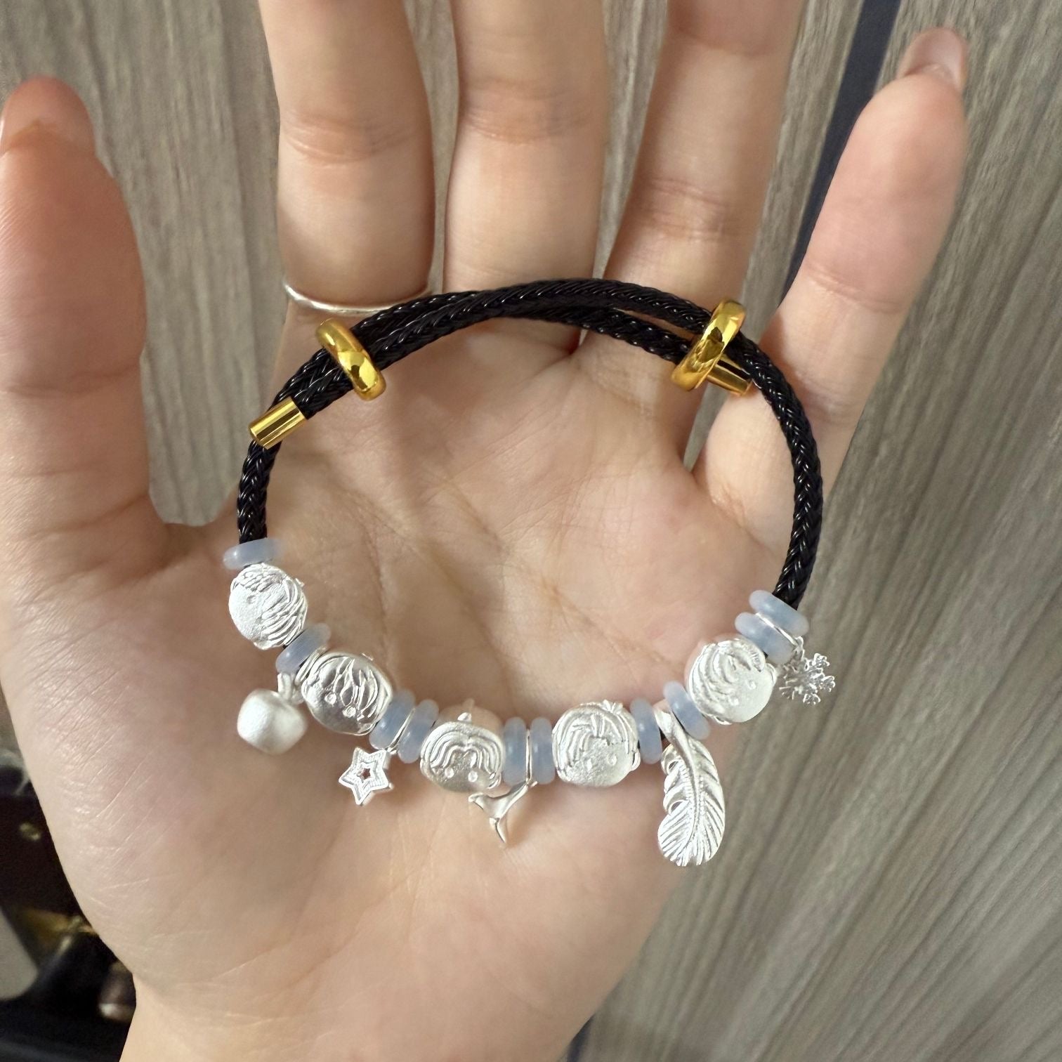 055 LAD Sterling Silver 999 Chain Bracelet