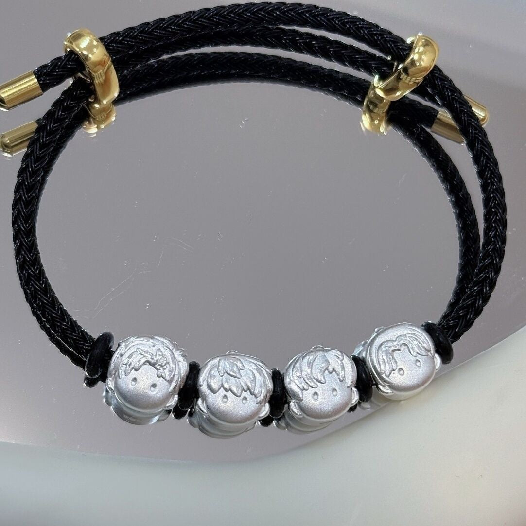 055 LAD Sterling Silver 999 Chain Bracelet