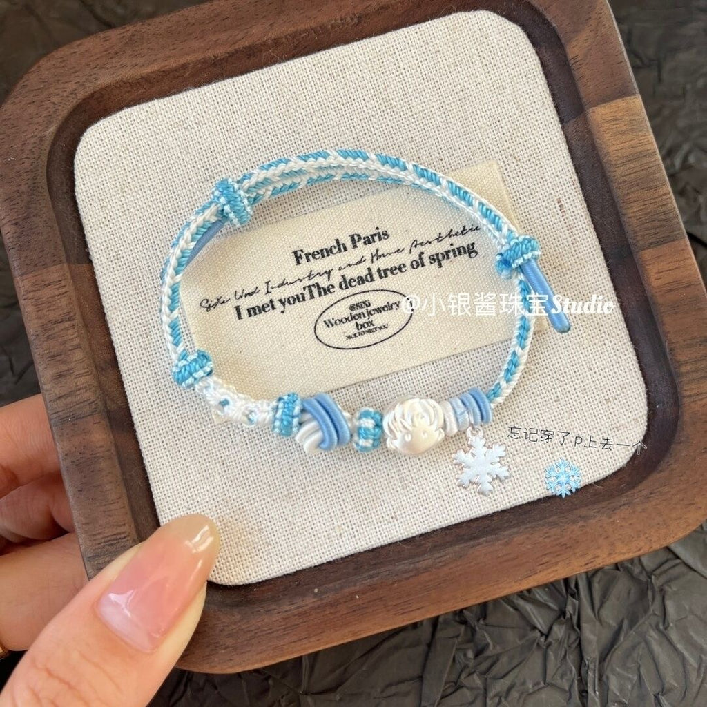 055 LAD Sterling Silver 999 Chain Bracelet