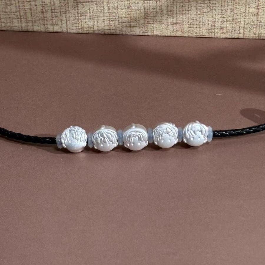 055 LAD Sterling Silver 999 Chain Bracelet