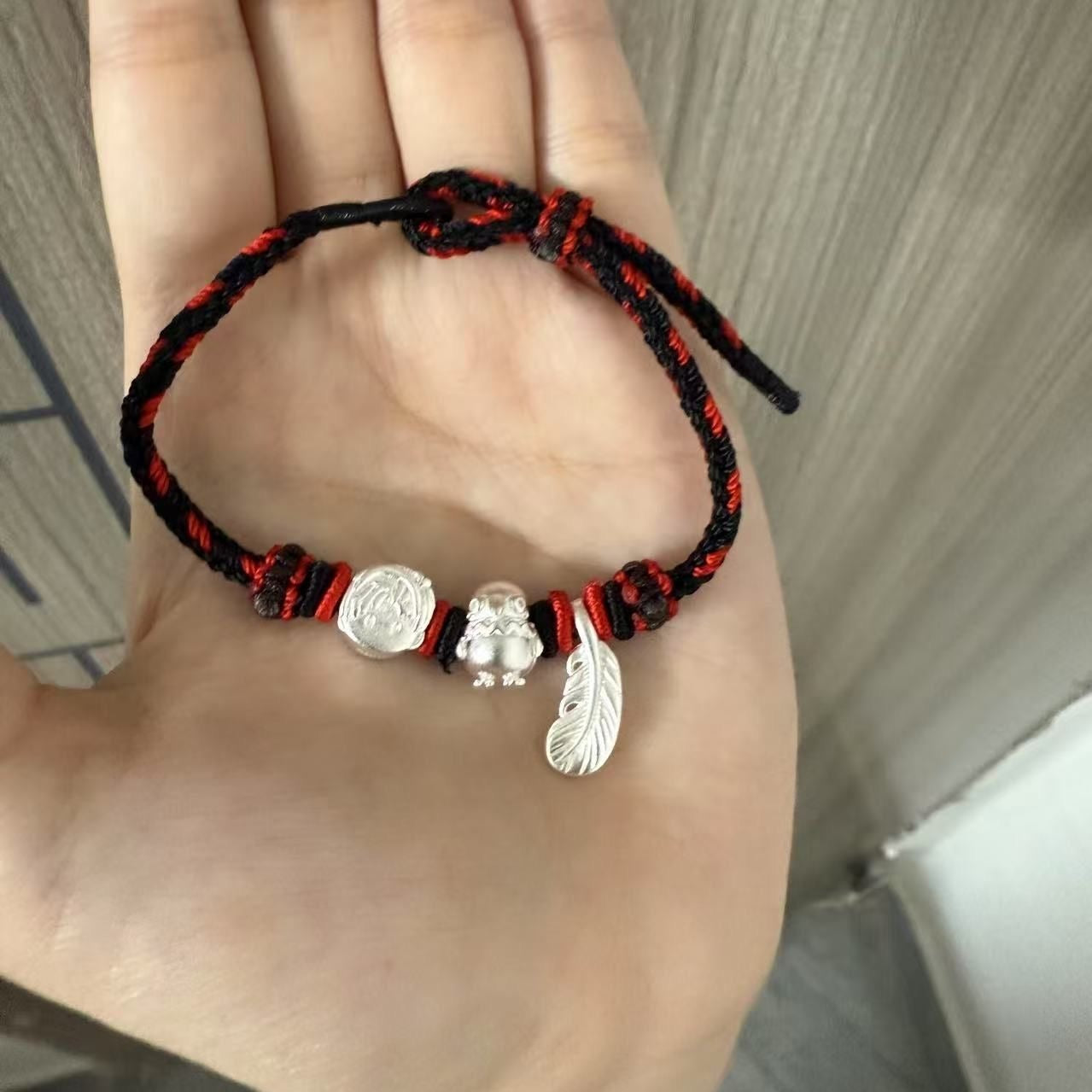 055 LAD Sterling Silver 999 Chain Bracelet
