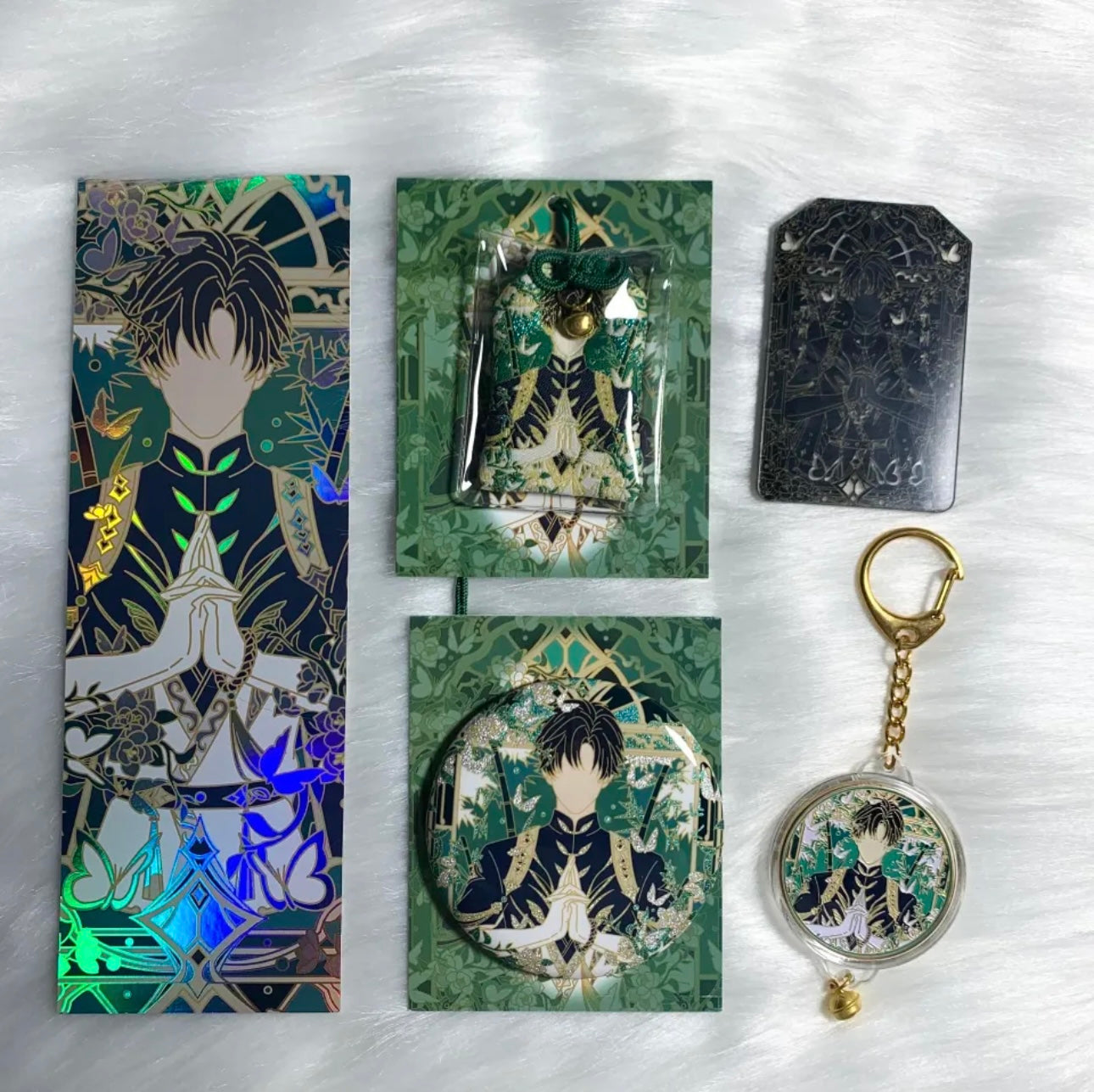 053 LAD Embroidered Hanging Charm