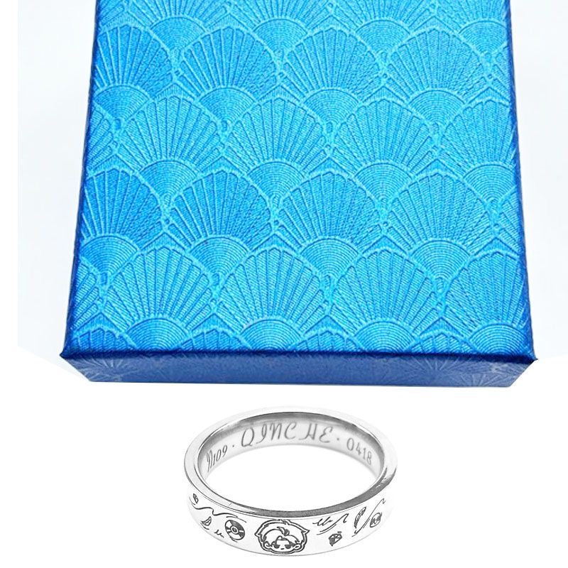047 LAD Character Titanium Steel Rings
