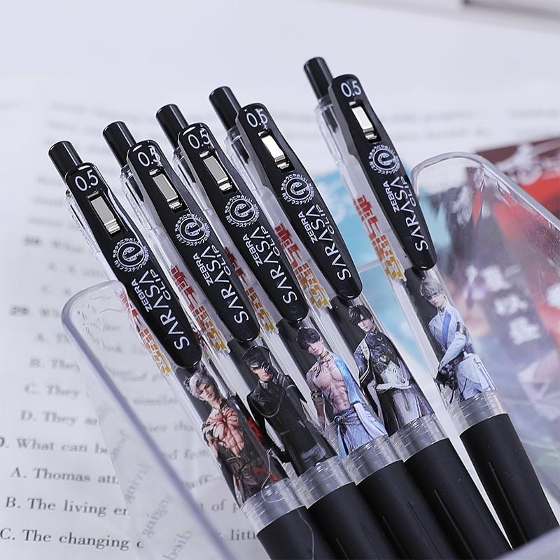 043 ZEBRA  LAD Sticker Ballpoint Pen
