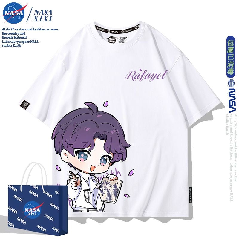 041 LAD Black and White T-Shirt - Summer Chibi