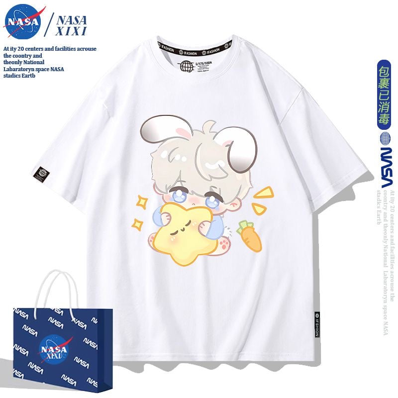 041 LAD Black and White T-Shirt - Summer Chibi