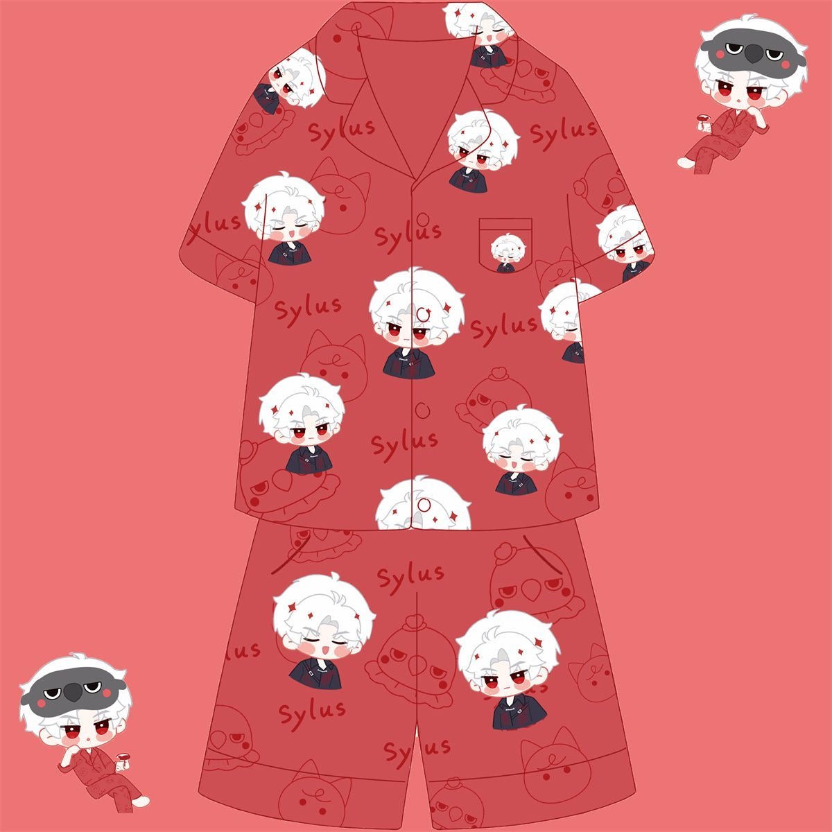 038 LAD Summer Loungewear Set Pajamas