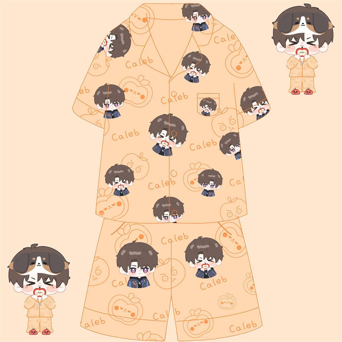 038 LAD Summer Loungewear Set Pajamas