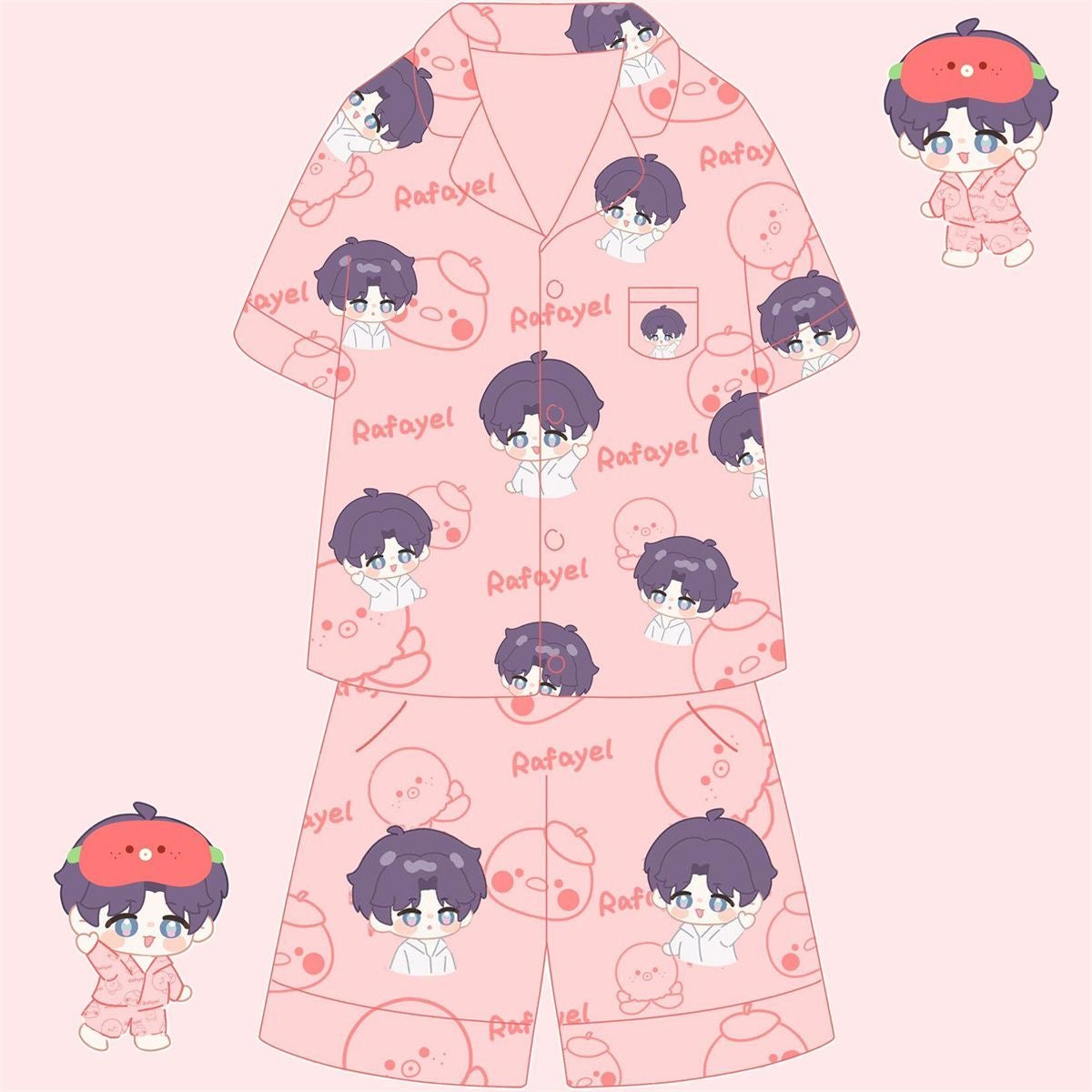 038 LAD Summer Loungewear Set Pajamas