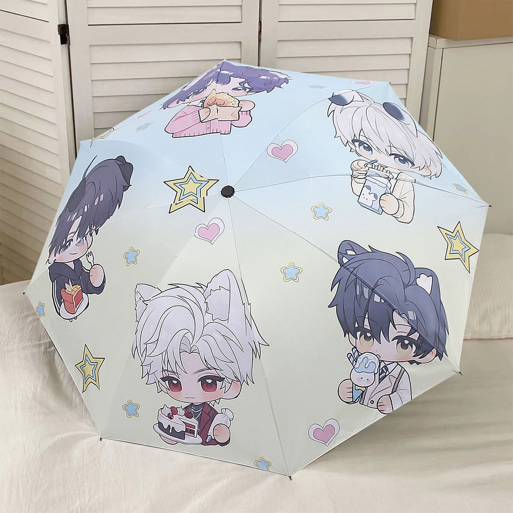 032 LAD Auto Open/Close Umbrella Sun & Rain