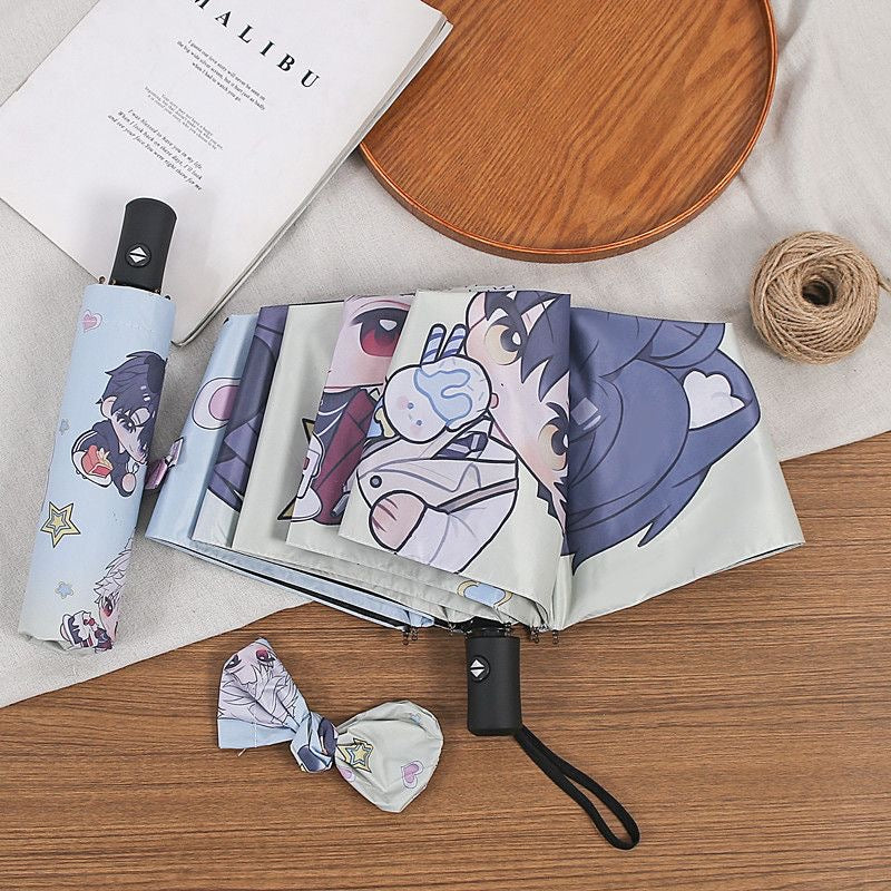 032 LAD Auto Open/Close Umbrella Sun & Rain