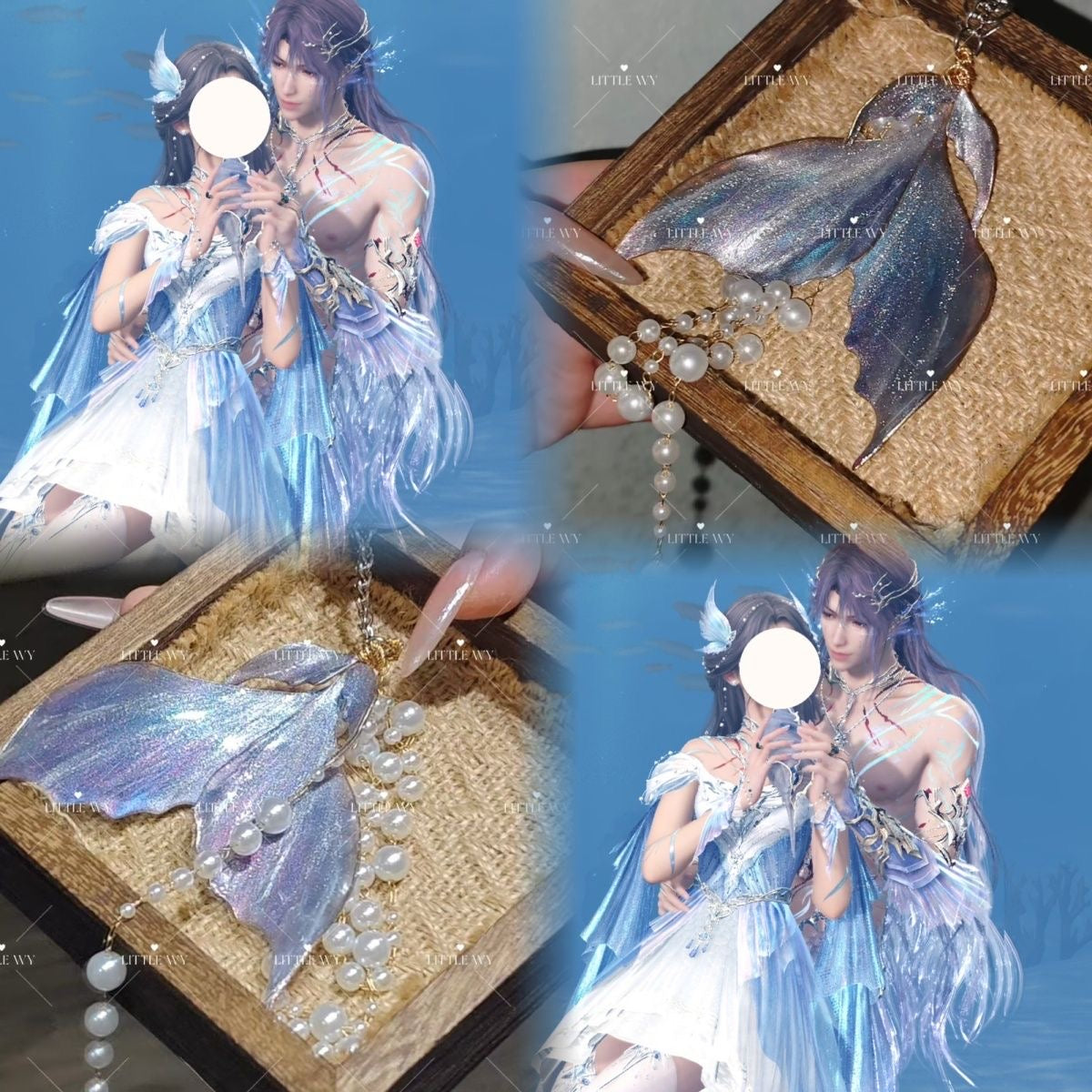 028 LAD Rafayel Lemurian Sea God Bag Charm